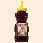 Wild Chokecherry Honey Plastic Squeeze Bear 12 oz.