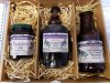 Montana Gift Box: Wild Huckleberry Syrup, Jam, and Topping.