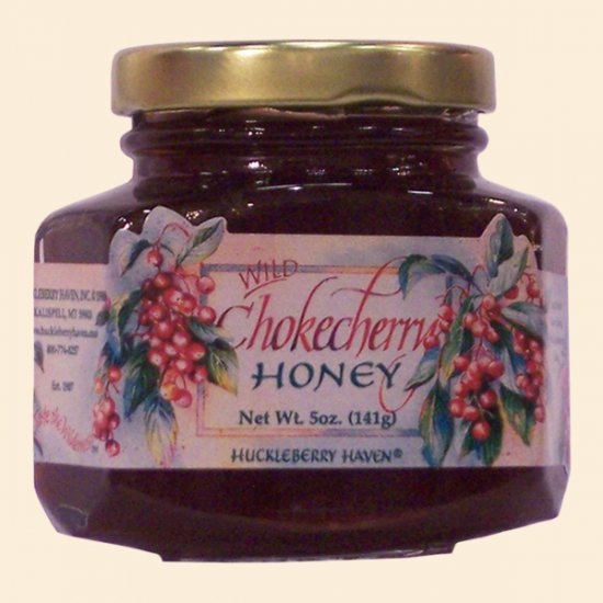 Wild Chokecherry Honey 5 oz. - Click Image to Close