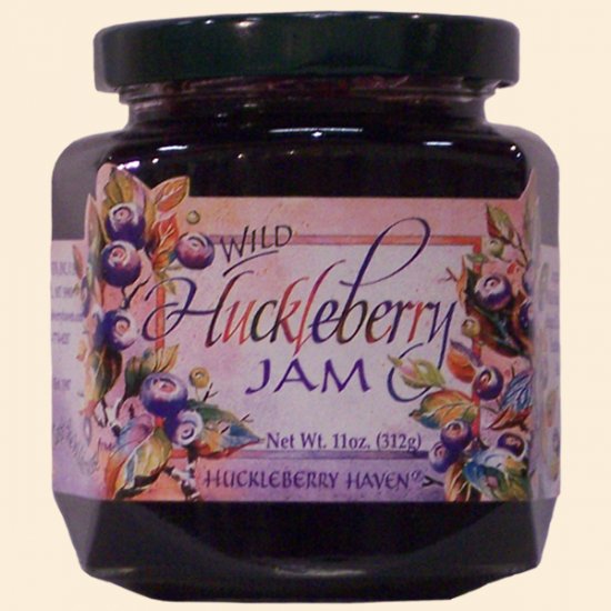 Wild Huckleberry Jam 11 oz. - Click Image to Close