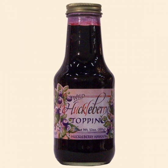 Wild Huckleberry Topping 12 oz. - Click Image to Close