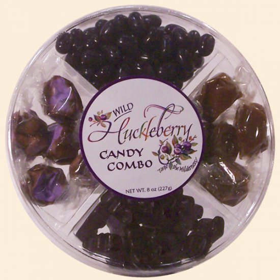Wild Huckleberry Candy Combo 8 oz. - Click Image to Close