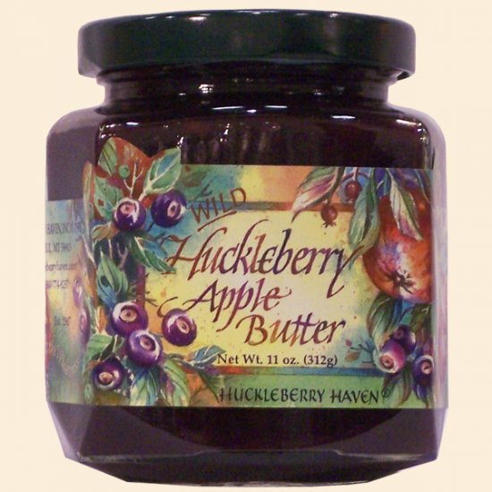 Wild Huckleberry Apple Butter 11 oz. - Click Image to Close