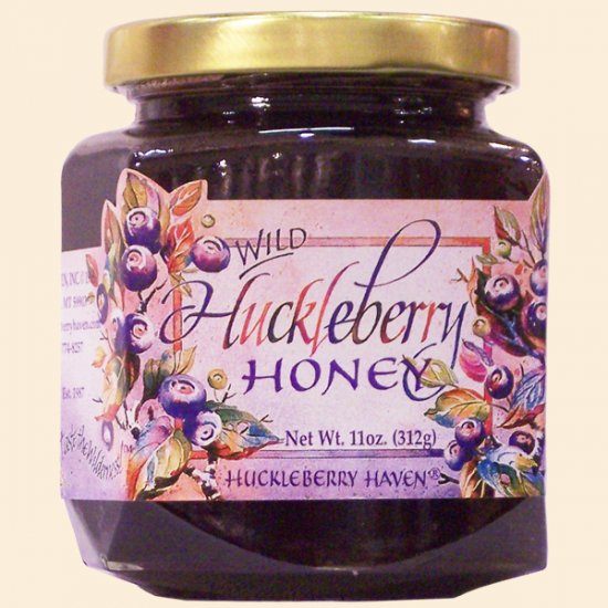 Wild Huckleberry Honey 11 oz. - Click Image to Close