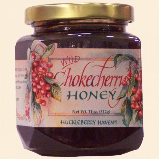 Wild Chokecherry Honey 11 oz. - Click Image to Close