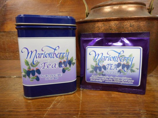 Marionberry Tea Tin, 20 Tea Bags - Click Image to Close