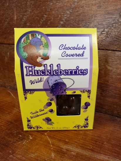 Chocolate Covered Huckleberries 2 oz. - Click Image to Close