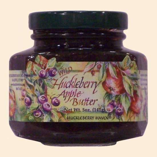 Wild Huckleberry Apple Butter 5 oz. - Click Image to Close